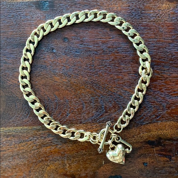 JUICY COUTURE BANNER HEART STARTER NECKLACE - Picture 2 of 4